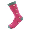 Miss Sparrow Bamboo Little Robin Socks Hot Pink