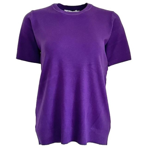 Emma Lilac Short Sleeve Jumper