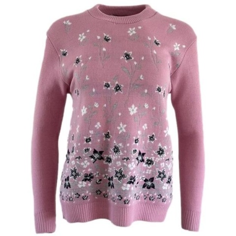 Emma Pink Floral Jumper