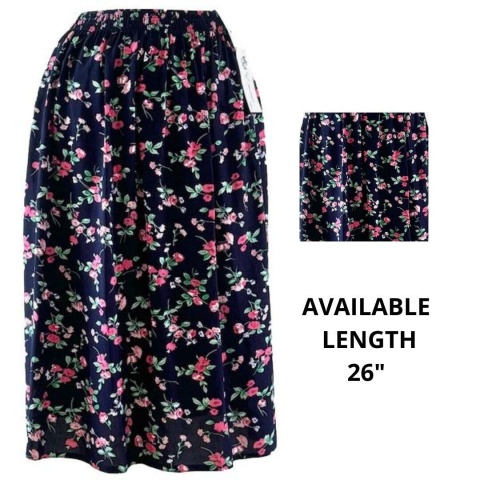 Emma Pink Flower Skirt