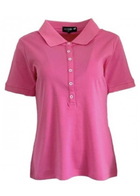 Hepburn Cerise Collar T-Shirt