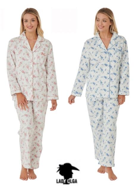 Lady Olga Floral Winceyette Pyjamas