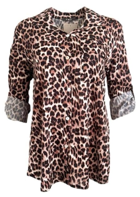 My Italy Animal Print Blouse