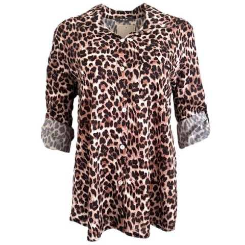 My Italy Animal Print Blouse