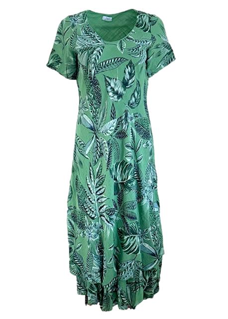 Nina Murati Italian Emerald Long Line Dress