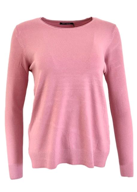 Pure and Natural Dusky Pink Round Neck Jumper