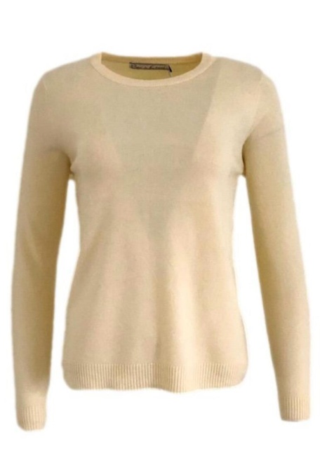 Pure and Natural Lemon Round Neck Jumper