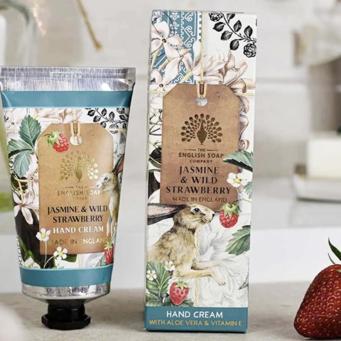 The  English Soap Company Jasmine and Wild Strawberry Hand Cream